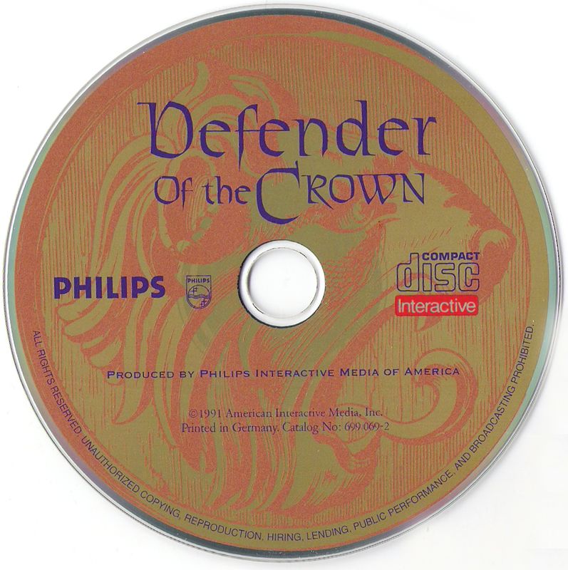 Defender of the Crown box art for CD-i